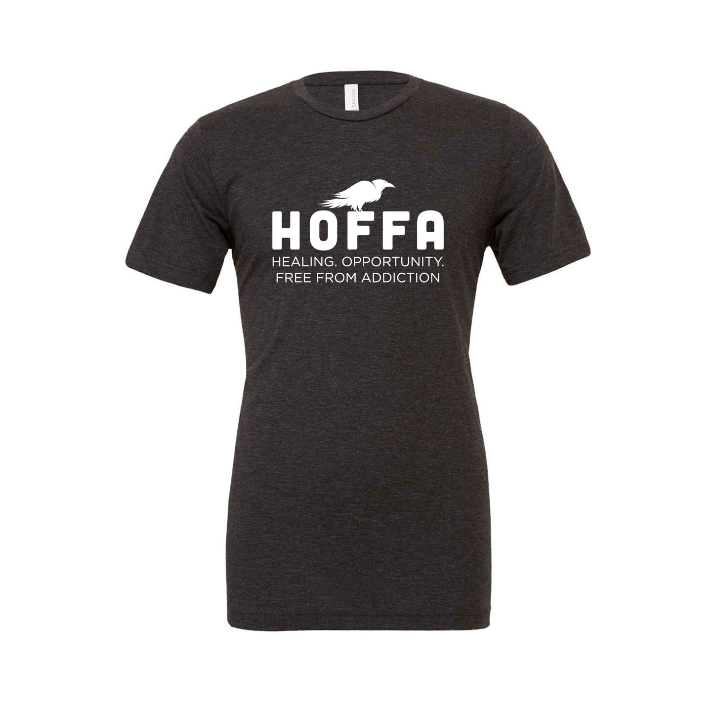 HOFFA Unisex T-Shirt Charcoal Black