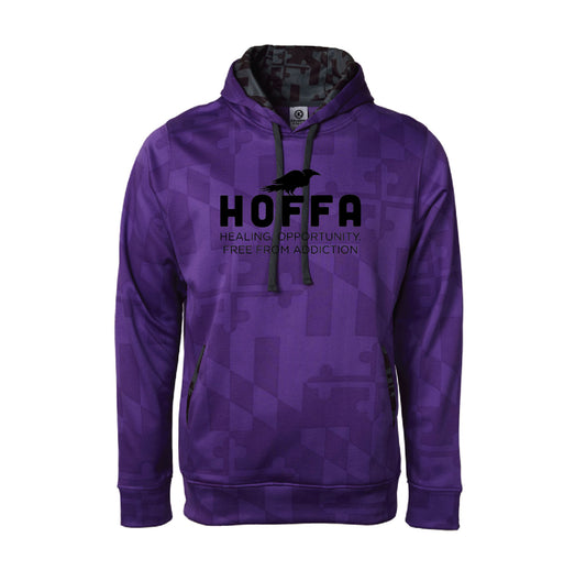 Purple Maryland HOFFA Hoodie